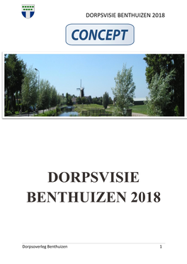 Dorpsvisie Benthuizen 2018