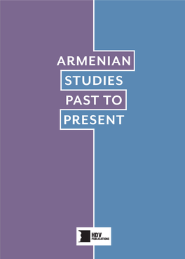 Armenian Studies Past to Present