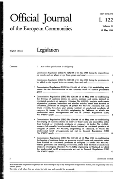 Of the European Communities 12 May 1988