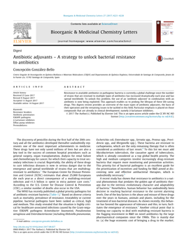 Antibiotic Adjuvants Â