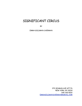 Significant Circus