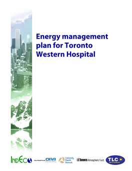 Toronto Western Hospital Energy Management Plan