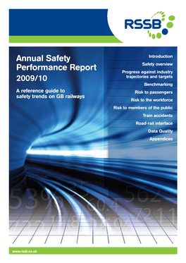 Annual Safety Performance Report 2009/10