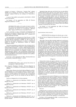 BOLETIN OFICIAL DEL PRINCIPADO DE ASTURIAS Concejos De Sariego