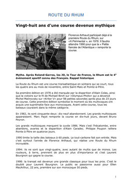 Dossier Route Du Rhum.Pdf