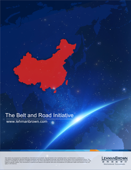 The Belt and Road Initiative