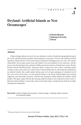 Dryland: Artificial Islands As New Oceanscapes*