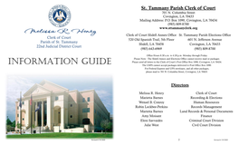 Clerk of Court Information Guide