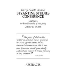 Conference Abstracts (PDF)