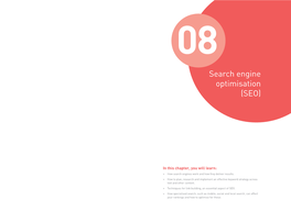 Search Engine Optimisation (SEO)