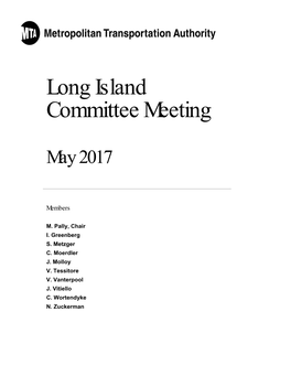 Long Island Committee Meeting