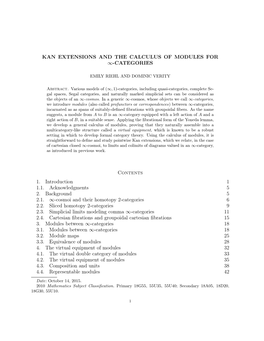 Kan Extensions and the Calculus of Modules for ∞-Categories