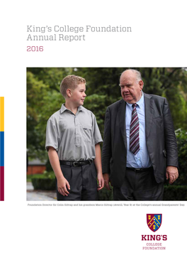 King's College Foundation Annual Report