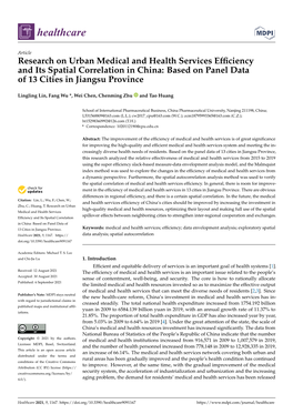 Based on Panel Data of 13 Cities in Jiangsu Province