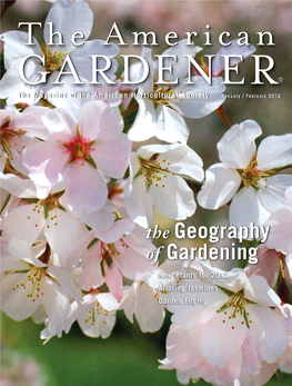 The Geography of Gardening the Geography of Gardening