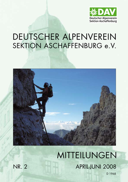 Deutscher Alpenverein Mitteilungen