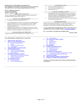 EYLEA • Ocular Or Periocular Infection (4.1) Safely and Effectively