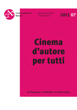 Cinema D'autore Per Tutti