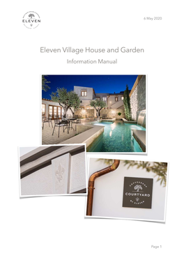 Eleven Village Houser and Garden Information Manual