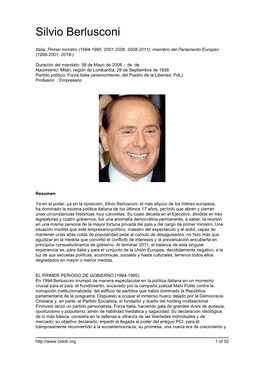 Silvio Berlusconi