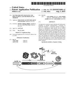 View U.S. Patent Application Publication No. US-2019-0231899