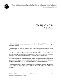 The Night of Exile