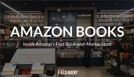 Inside Amazon's First Brick-And-Mortar Store