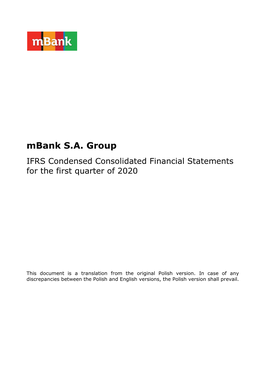 Mbank SA Group