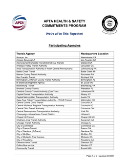 Program Participants