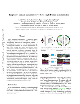 Progressive Domain Expansion Network for Single Domain Generalization