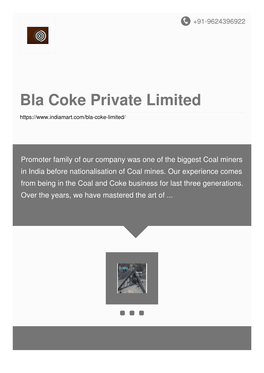 Bla Coke Private Limited
