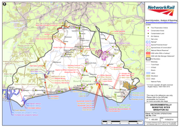 Environmentally Sensitive Site Map SSSI Sussex Brighton