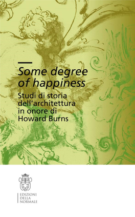 Studi Di Storia Dell'architettura in Onore Di Howard Burns