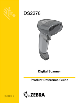DS2278 Digital Scanner Product Reference Guide (En)