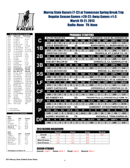 Game Notes 1