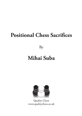 Positional Chess Sacrifices