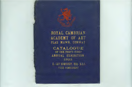 1923 Exhibition Catalogue Pdf, 1.13 MB