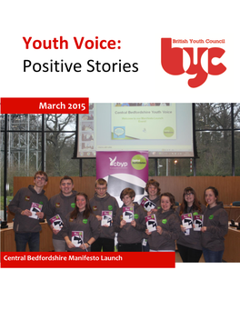 Youth Voice: Positive Stories