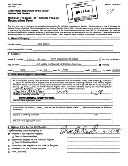 National Register of Historic Places Continuation Sheet