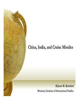 China, India, and Cruise Missiles