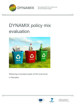 DYNAMIX Policy Mix Evaluation