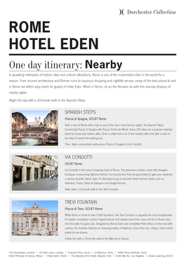 Rome Hotel Eden