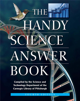 HANDY SCIENCE ANSWER BOOK Handy Science 2/16/11 11:26 AM Page Ii Handy Science 2/16/11 11:26 AM Page Iii
