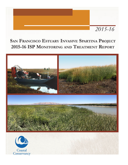 San Francisco Estuary Invasive Spartina Project 2015-16 Isp Monitoring and Treatment Report