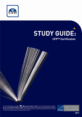 STUDY GUIDE for CFP CERTIFICATION TABLE of CONTENTS