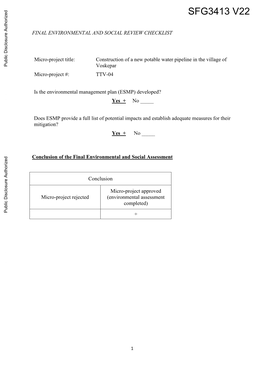 World Bank Document