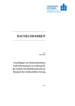 Bachelorarbeit