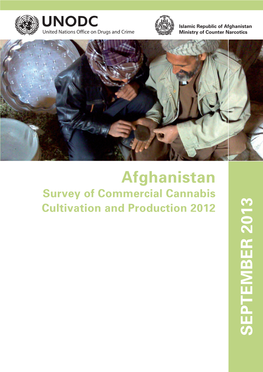 Afghanistan Cannabis Survey 2009, April 2010