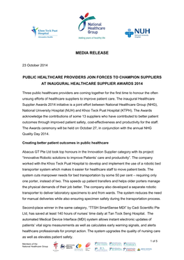 Media Release