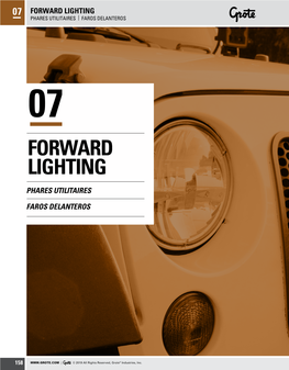 Forward Lighting Phares Utilitaires | Faros Delanteros